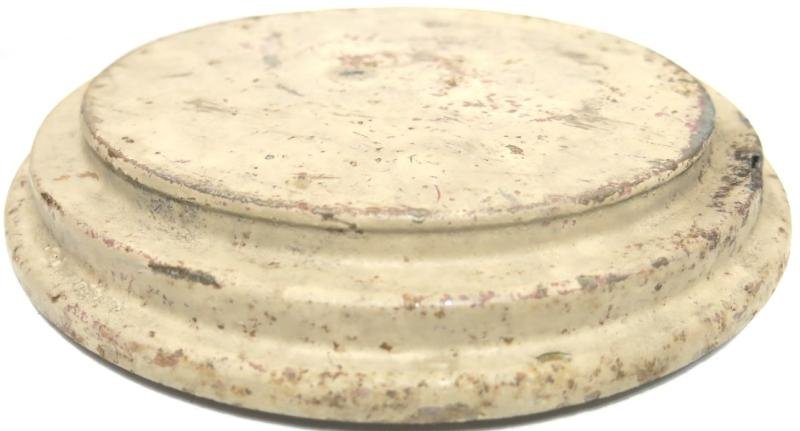 German Wehrmacht T. Mi. Pilz 43 Tellermine Pilz 43 Pressure Plate With Original Sand Colour btc 43, Barn Find, Inert. — image 7