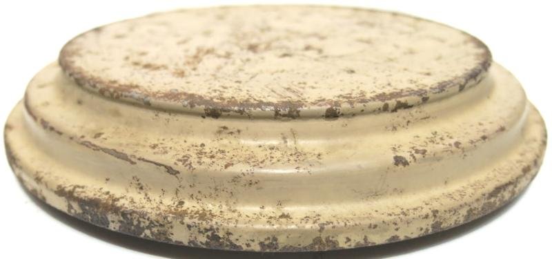 German Wehrmacht T. Mi. Pilz 43 Tellermine Pilz 43 Pressure Plate With Original Sand Colour ?uh 43, Barn Find, Inert. — image 3