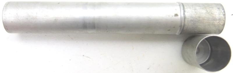 German Wehrmacht Sanitär Aluminium Tablettenröhrchen Medical Pills Tube Acid. acetylosalicylic. 0,5 g, Empty. — image 2
