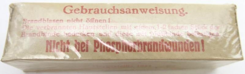 German Deutsches Rotes Kreuz D. R. K. And Luftschutz Hausapotheke And Verbandkasten Brandbinde Bruno Bittermann Berlin 1943. — image 2