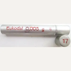 German Wehrmacht Sanitär Aluminium Tablettenröhrchen Medical Pills Tube Eukodal 0,005 …