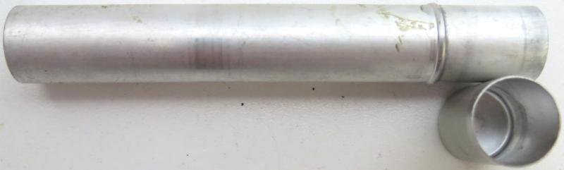 German Wehrmacht Sanitär Aluminium Tablettenröhrchen Medical Pills Tube Digipurat. 0,1 g, Empty. — image 2