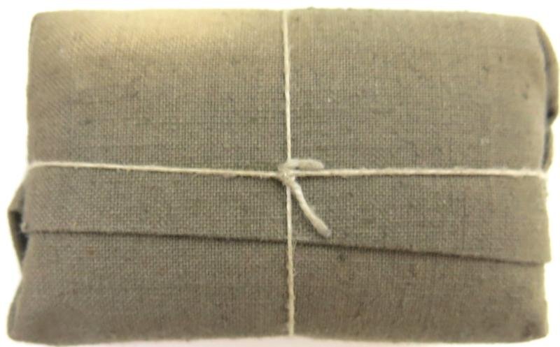 German Wehrmacht Medical Verbandstoff Verbandkasten Medium Size Field Dressing 1937, Not Mint, But Unused. — image 2