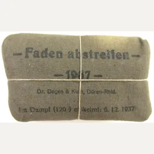 German Wehrmacht Medical Verbandstoff Verbandkasten Medium Size Field Dressing 1937, …