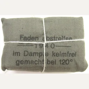 German Wehrmacht Medical Verbandstoff Verbandkasten Medium Size Field Dressing 1940, …
