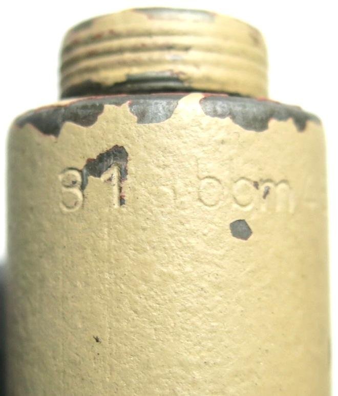 German Wehrmacht T.Mi.Z.42 Tellermine Zünder 42 Fuze bbm 1943 In Sand Colour Near Mint From Box, Inert. — image 8