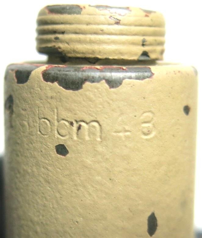 German Wehrmacht T.Mi.Z.42 Tellermine Zünder 42 Fuze bbm 1943 In Sand Colour Near Mint From Box, Inert. — image 9