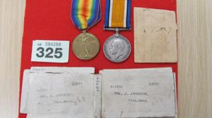 Connaught Rangers WW1 Pair to Pte J Anderson