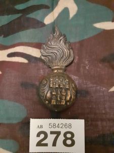 Royal Dublin Fusiliers Other Ranks Bearskin Badge