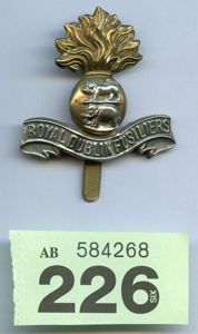 Royal Dublin Fusiliers Cap badge (Early Type)