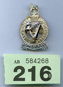 Queens Royal Irish Hussars Cap Badge