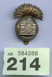 WW2 Inniskilling Fusiliers Cap badge