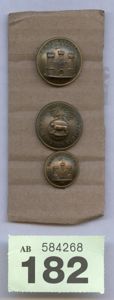 Royal munster And Royal Inniskilling Fusiliers Buttons