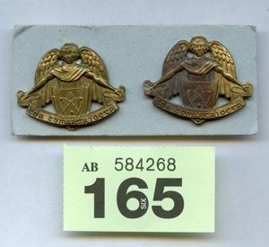 Irish defence forces Signals Collars Badges in Brass