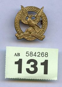 Irish defence Forces Air Corps collar in Brass