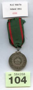Royal irish constabulary 1911 Visit to Ireland