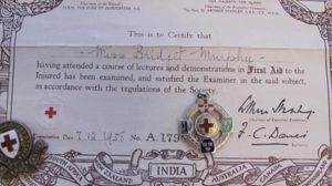 Irish Nurse Miss Brigit Murphy in the Blitz WW2