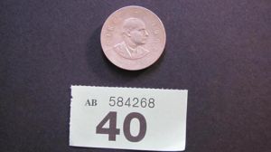 PH Pearce 10 shilling coin 1966