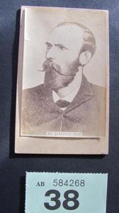 Original Cabinet Picture of Irish Patriot and MP Micheal Davitt