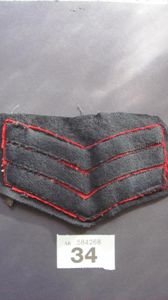 Royal Ulster Constabulary Sergent stripes