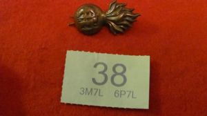 Royal Dublin Fusiliers Collar Badge