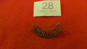 Connaught Rangers Shoulder Title