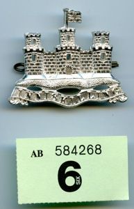 Inniskilling Fusiliers Pipers Badge
