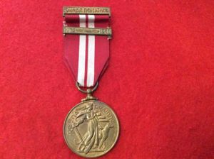 WW2 Emergency period Irish Navy service medal