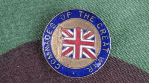 Comrades of the Great War lapel badge