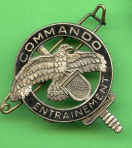 French Commando Badge