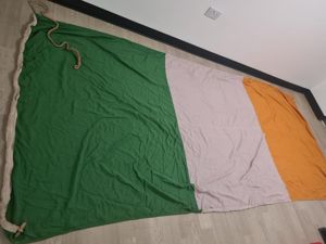 Large Original Vintage Irish State Tricolour Flag