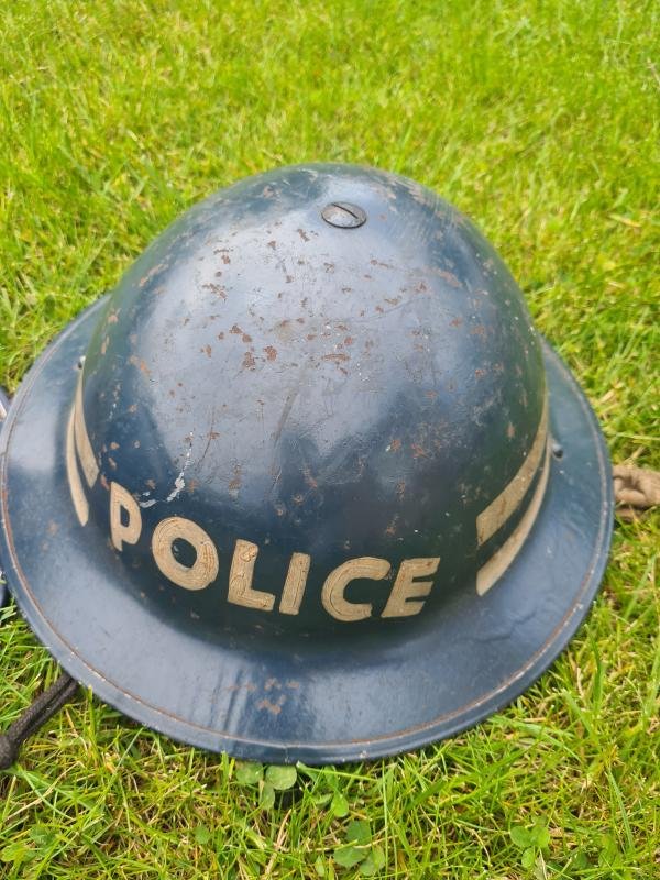 Rare WW2 Police Inspectors Helmet 1940s — image 2