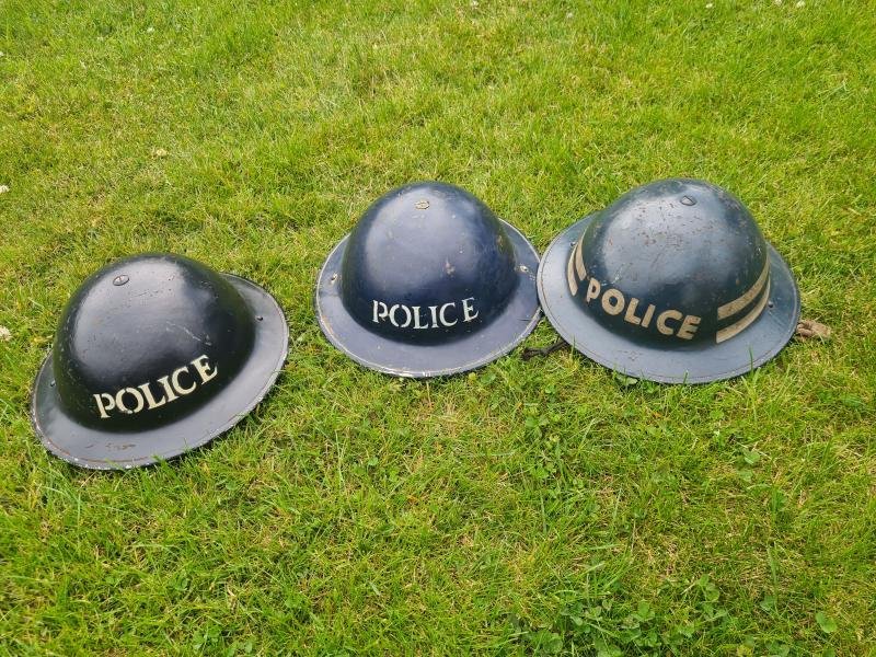 Rare WW2 Police Inspectors Helmet 1940s — image 4
