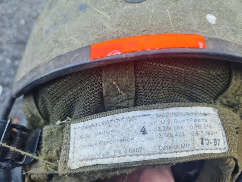 Rare Irish Defence Forces Cavalry Tank Drivers Helmet — image 4