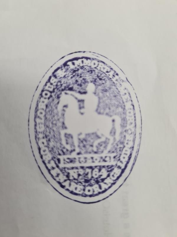 Original Orange Order Rubber Stamp — image 5