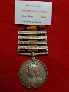 Pte W Kenny, Royal Dublin Fusiliers