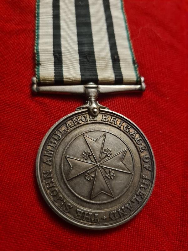 Rare St John's Ambulance Brigade of Ireland Medal — image 2