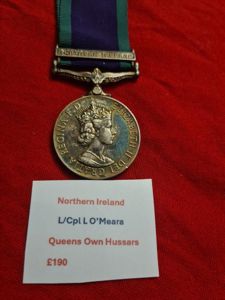 Queens Own Hussars, Lcpl O Meara