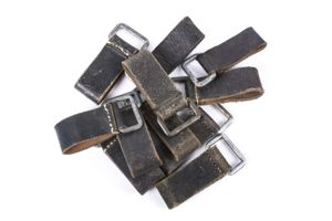 Leather equipment D-ring belt loops