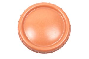 First pattern orange butterdish