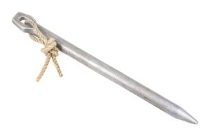 Pre war aluminium tent peg marked S&C 37