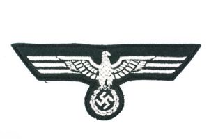 Heer embroidered breast eagle