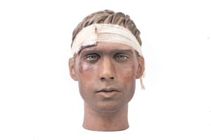 Handpainted mannequin head