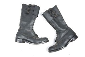 British Dispatch rider boots size 5 dated 1941
