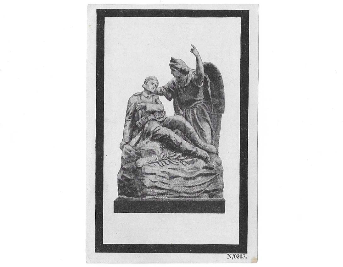 Warschau deathcard Pionier Anton Pongratz killed 16.9.1944 — image 2