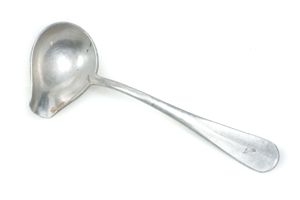 Aluminum Luftwaffe sauce spoon marked FLUV and CH 38