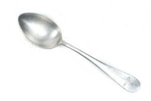 Aluminum Luftwaffe tea spoon marked FLUV and GAG 41