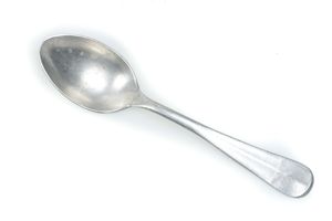 Aluminum Luftwaffe tea spoon marked FLUV and IGK & F …