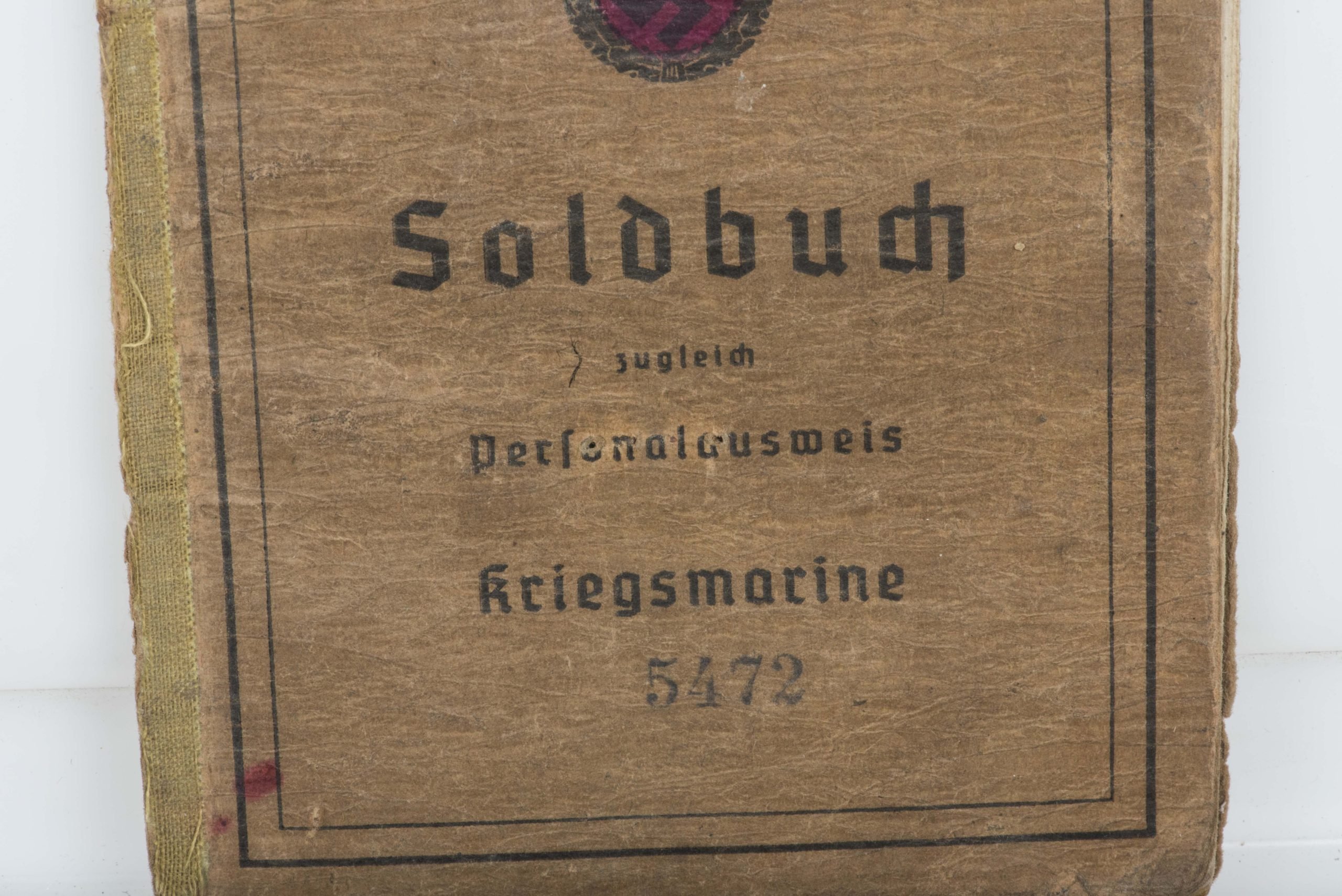 Kriegsmarine Soldbuch to Hans Hofmann, Marine Artillerie Abteilung 621, Ostsee Konstanza — image 2