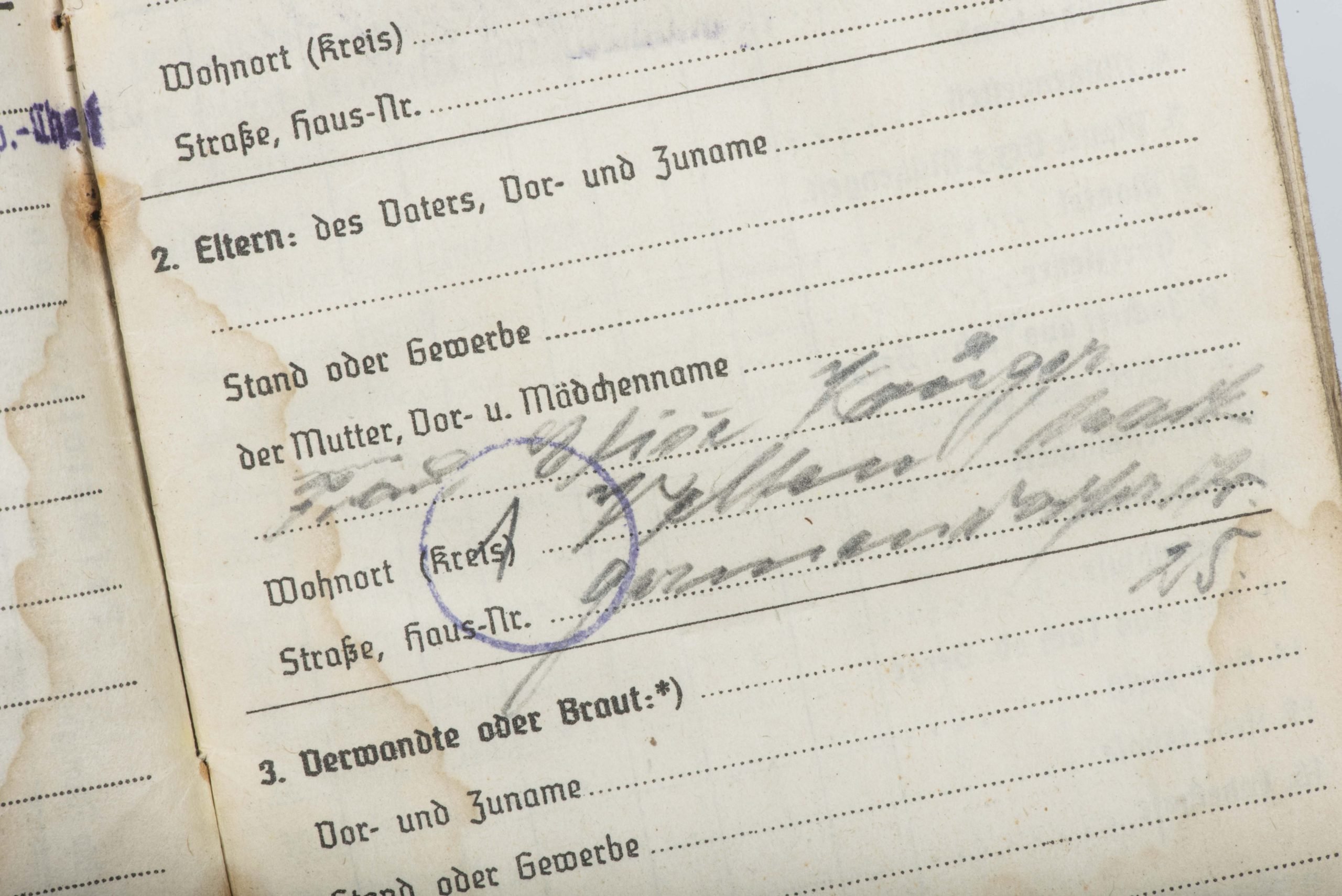 Soldbuch of Walther Otto, St.-Kp./Ld.-Sch.-Ers.-Batl. 1/13 — image 14